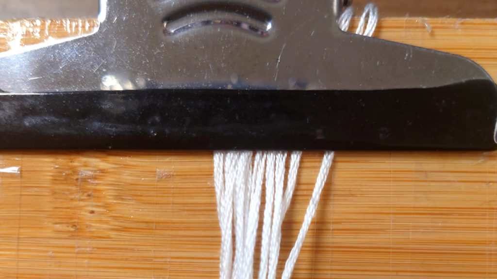 滑り止めのクリップ使用